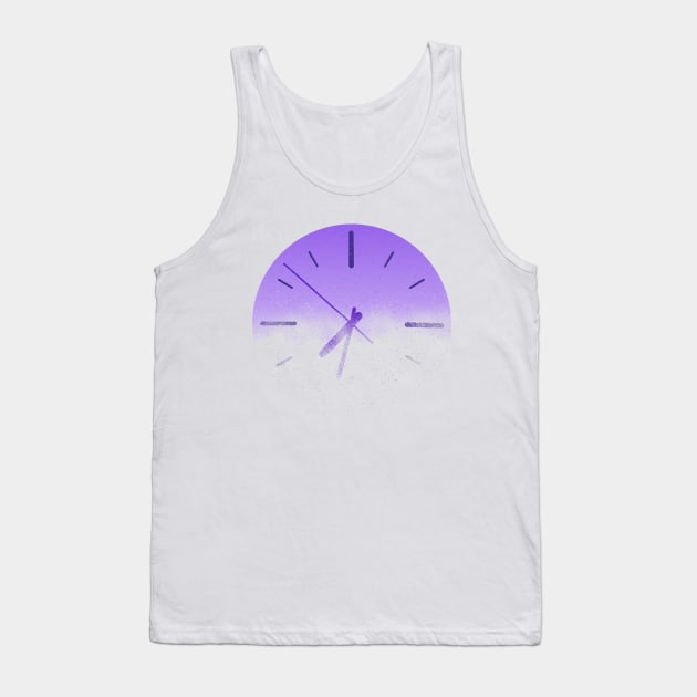 Clouded Time Tank Top by PsychoBell